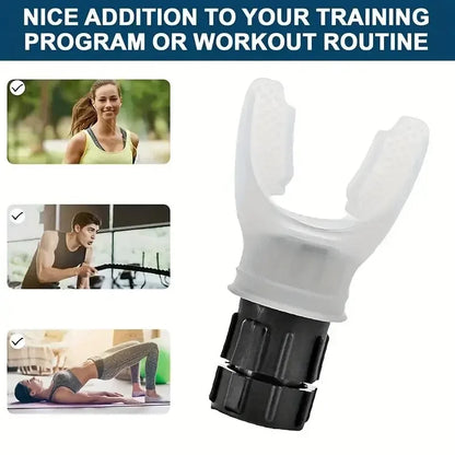 1pcs Breathing Exercise For Lungs Portable Breath Fitness Exerciser Device Endurance Workout With Adjustable Resistances